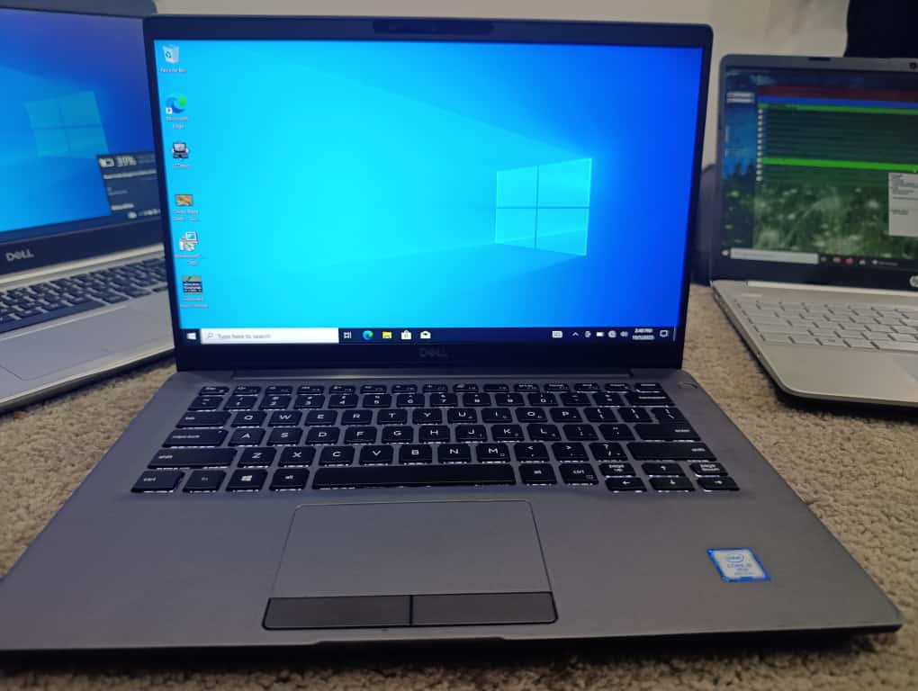 Dell Latitude 7400 front view full HD touchscreen