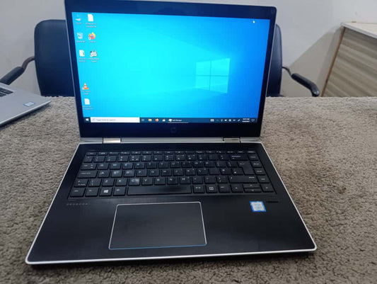 HP x360 440 G1 touch laptop front view
